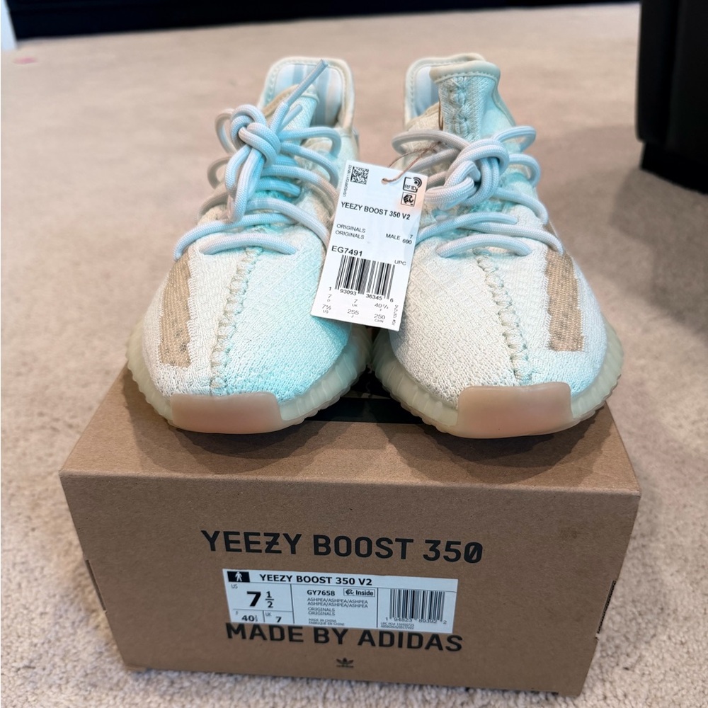 Adidas Yeezy Boost 350 V2 Shoes - Blue/green